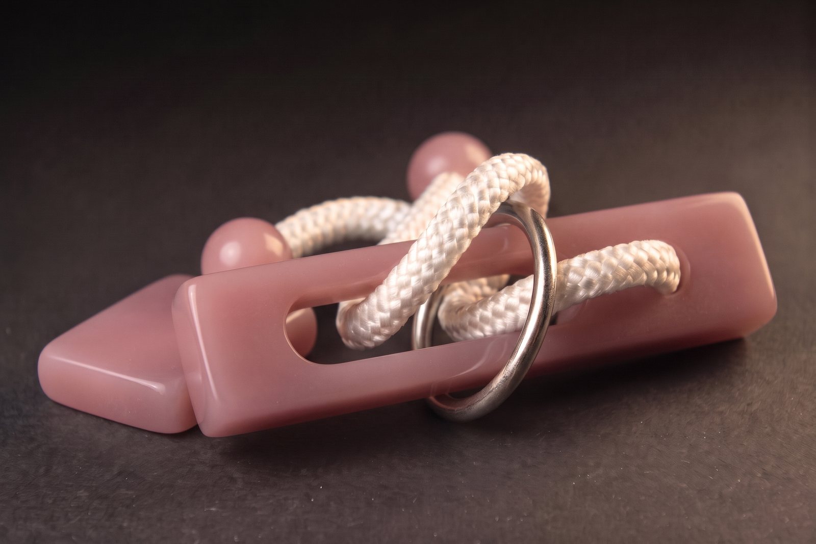 Another Way Out in pink chalcedony