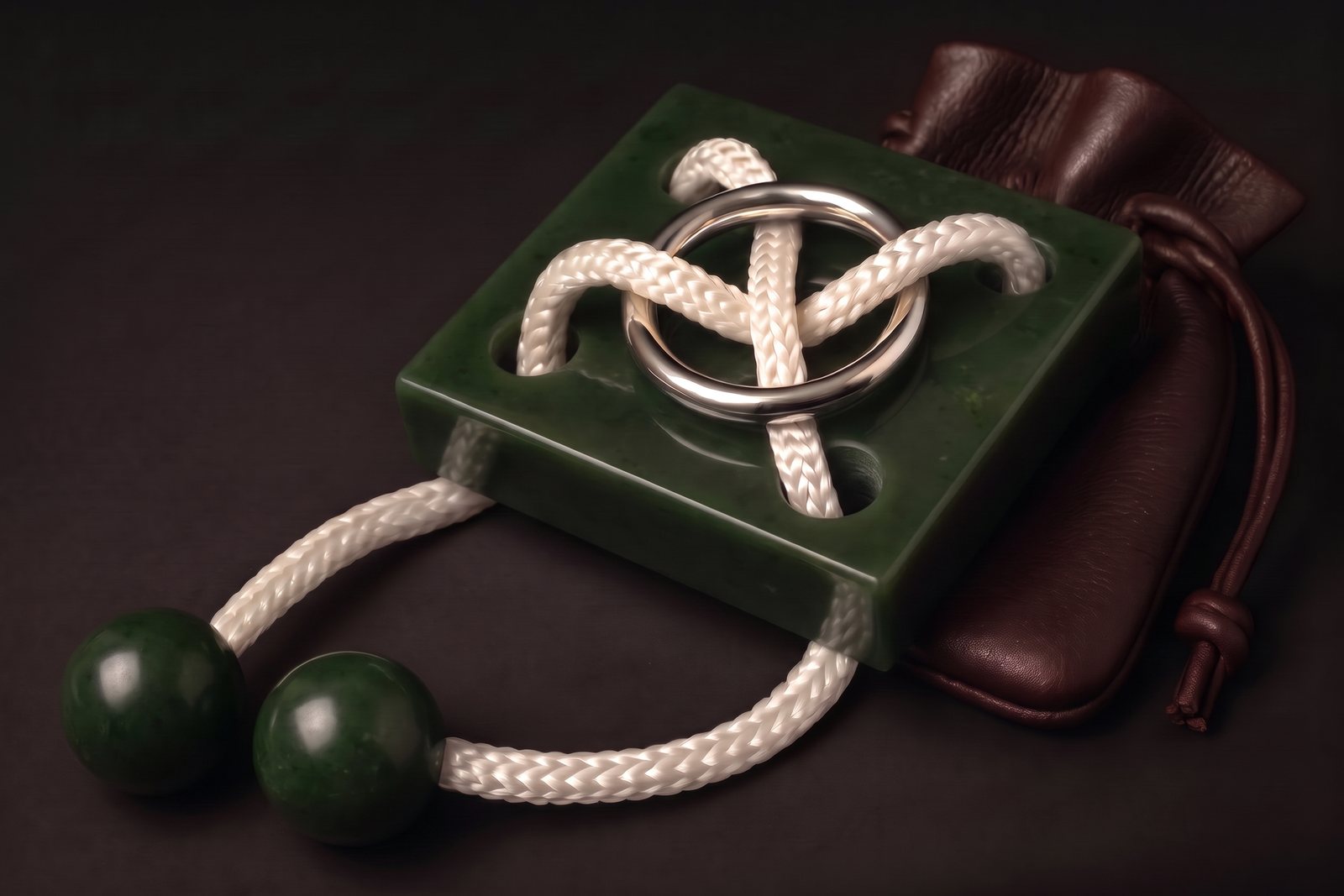 Liberation in nephrite jade