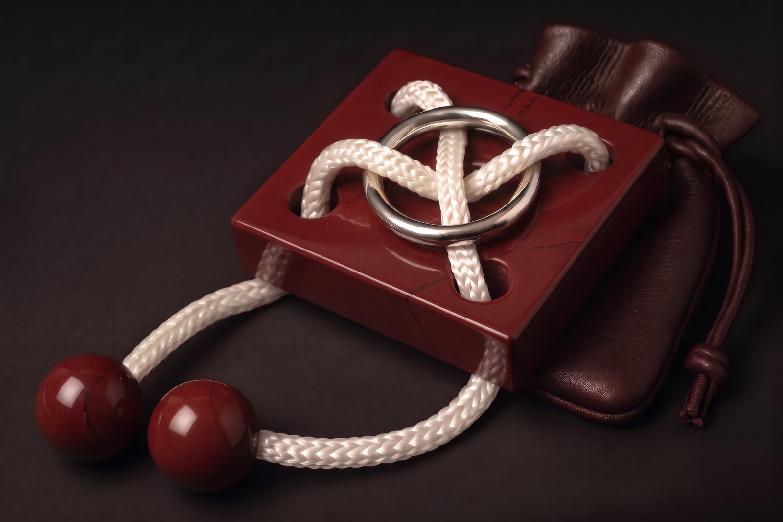 Liberation in red jasper
