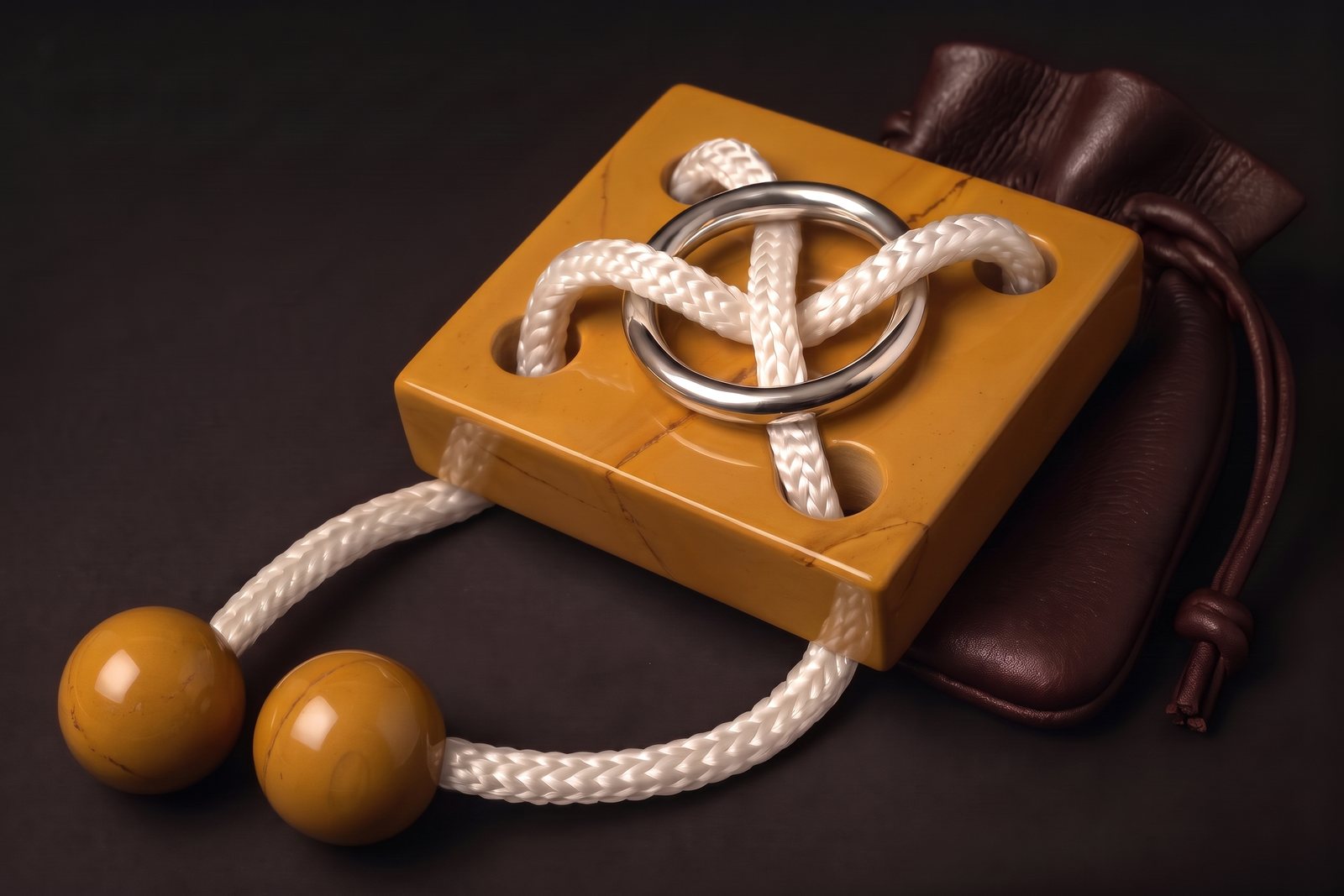 Liberation in yellow jasper