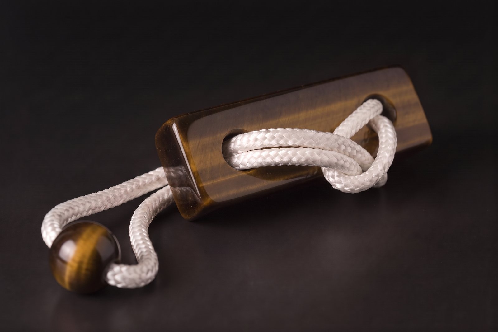 One Loop in tiger's eye