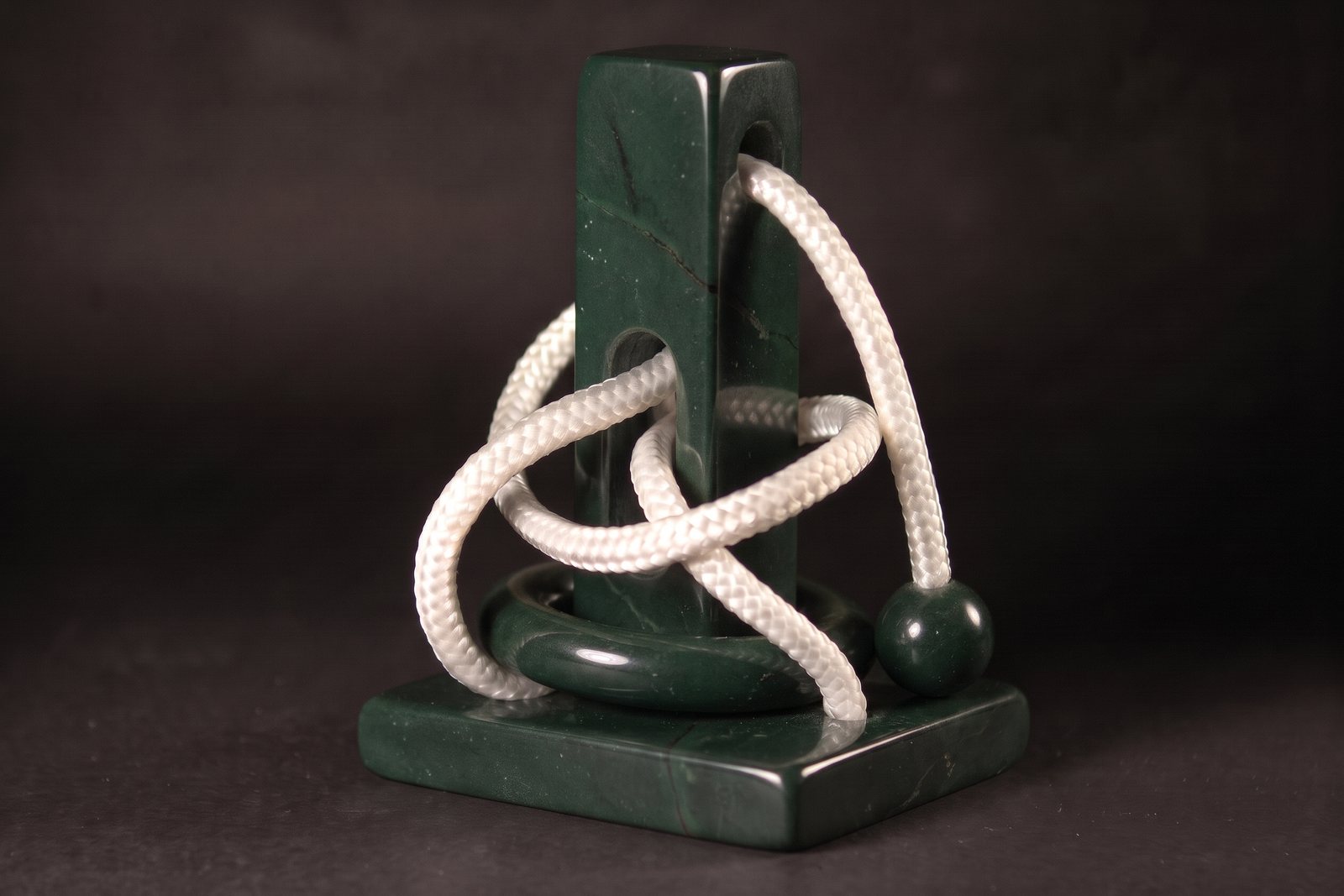 The da Vinci's Circle in green jasper