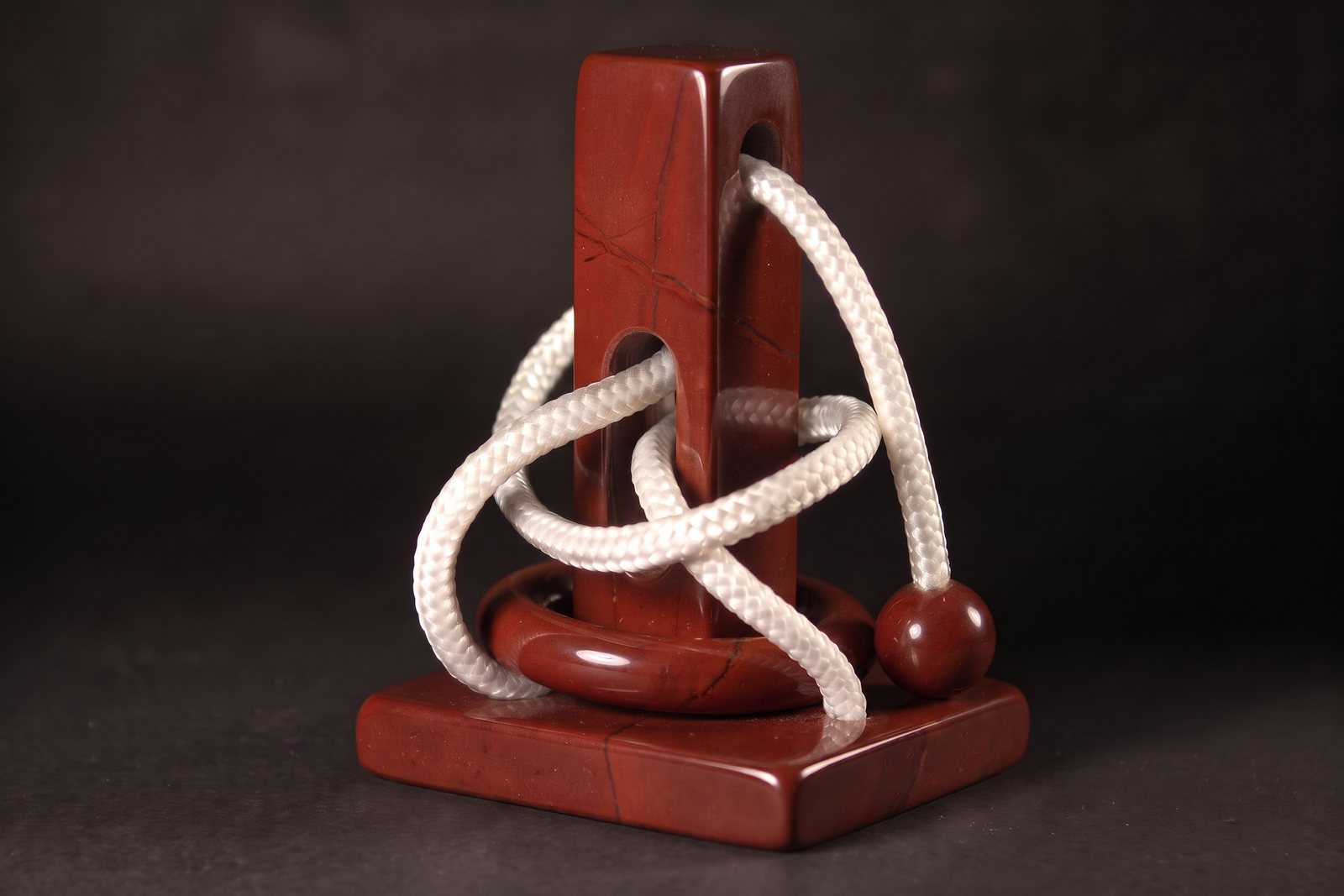The da Vinci's Circle in red jasper