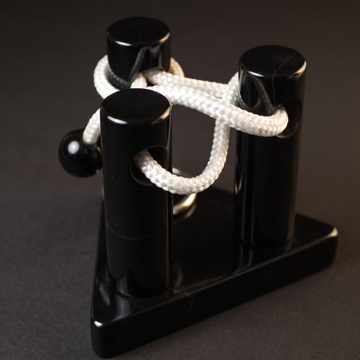 The three pillars in black onyx