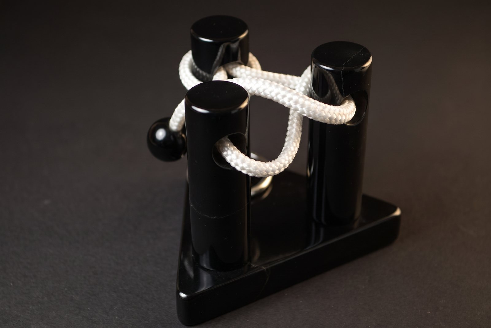 The three pillars in black onyx