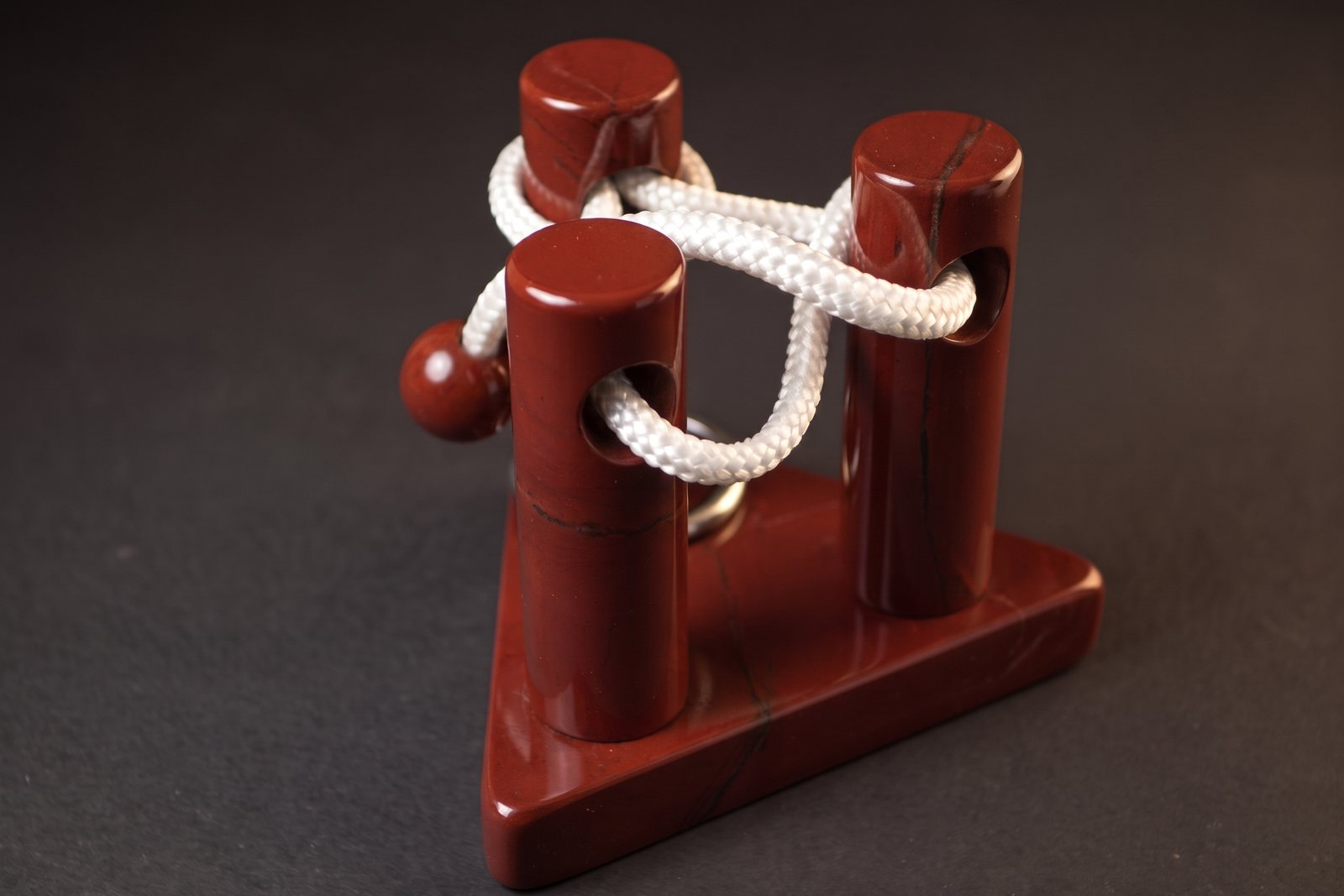 The three pillars in red jasper