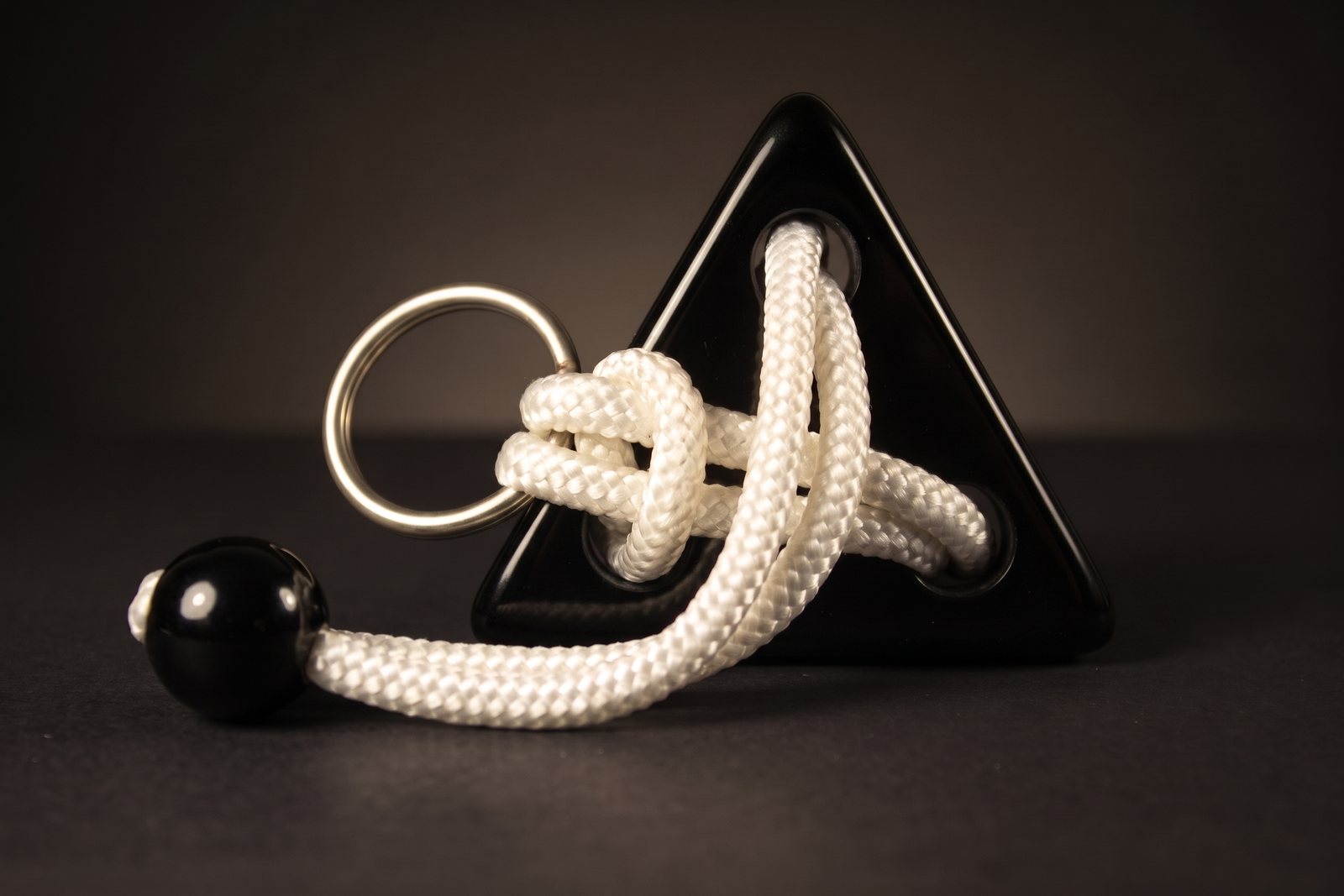 Three threes in black onyx