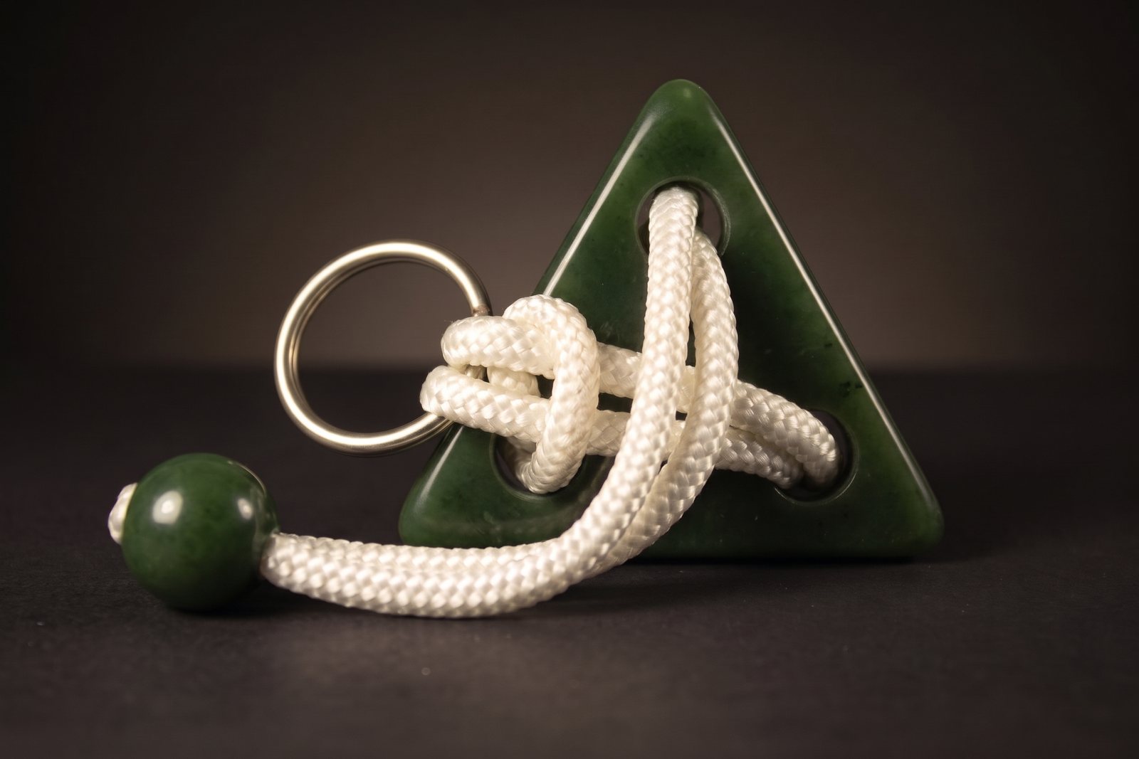 Three threes in nephrite jade